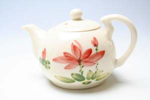 冰裂荷花茶壷