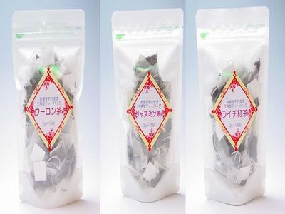 烏龍茶 ジャスミン茶 ライチ紅茶のティーバッグ商品 3点詰合せ